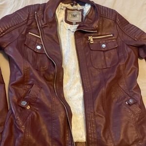 Women’s synthetic leather jacket